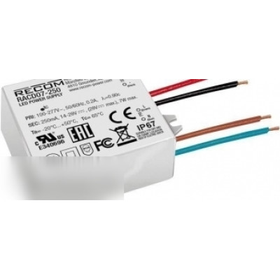 Светодиодный драйвер Recom RACD07-350