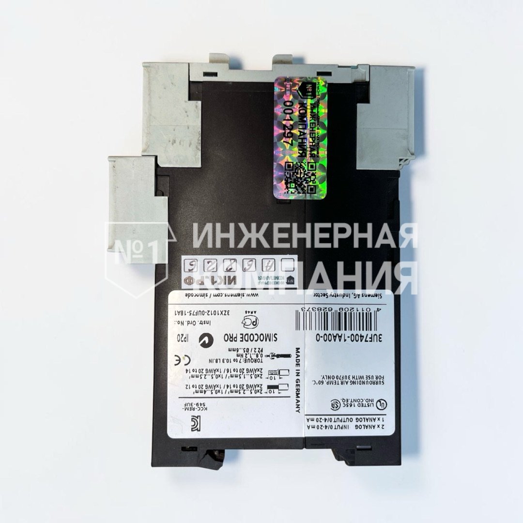 ремонт модуля аналоговых сигналов Siemens 3UF7400-1AA00-0 в Инженерной компании №1