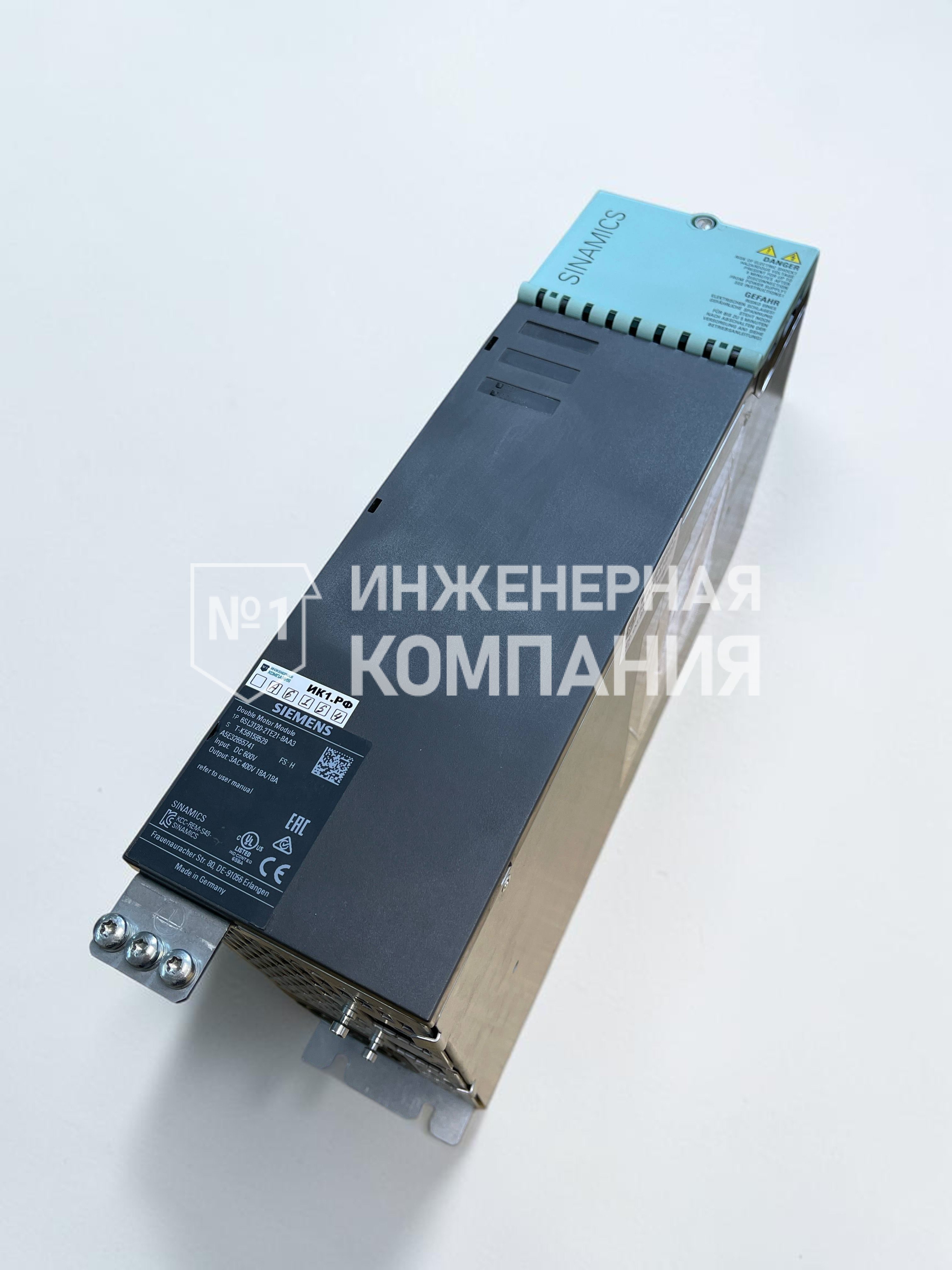 ремонт двухдвигательного модуля Siemens 6SL3120-2TE21-8AA3 в Инженерной компании №1